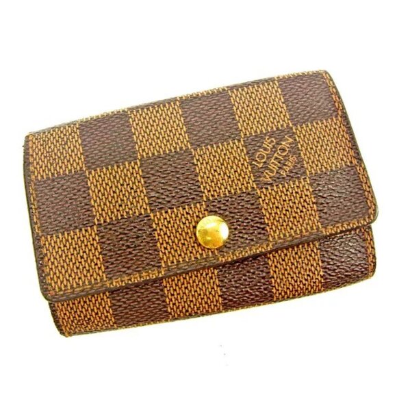 Louis Vuitton Key holder Key case Damier Brown Woman unisex Authentic Used - Picture 1 of 13